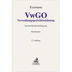 Verwaltungsgerichtsordnung.VwGO, Fachbücher von Erich Eyermann, Ingo, Erich, Käss (Dr.), Eyermann, Robert/Kraft (Prof. Dr.) u a