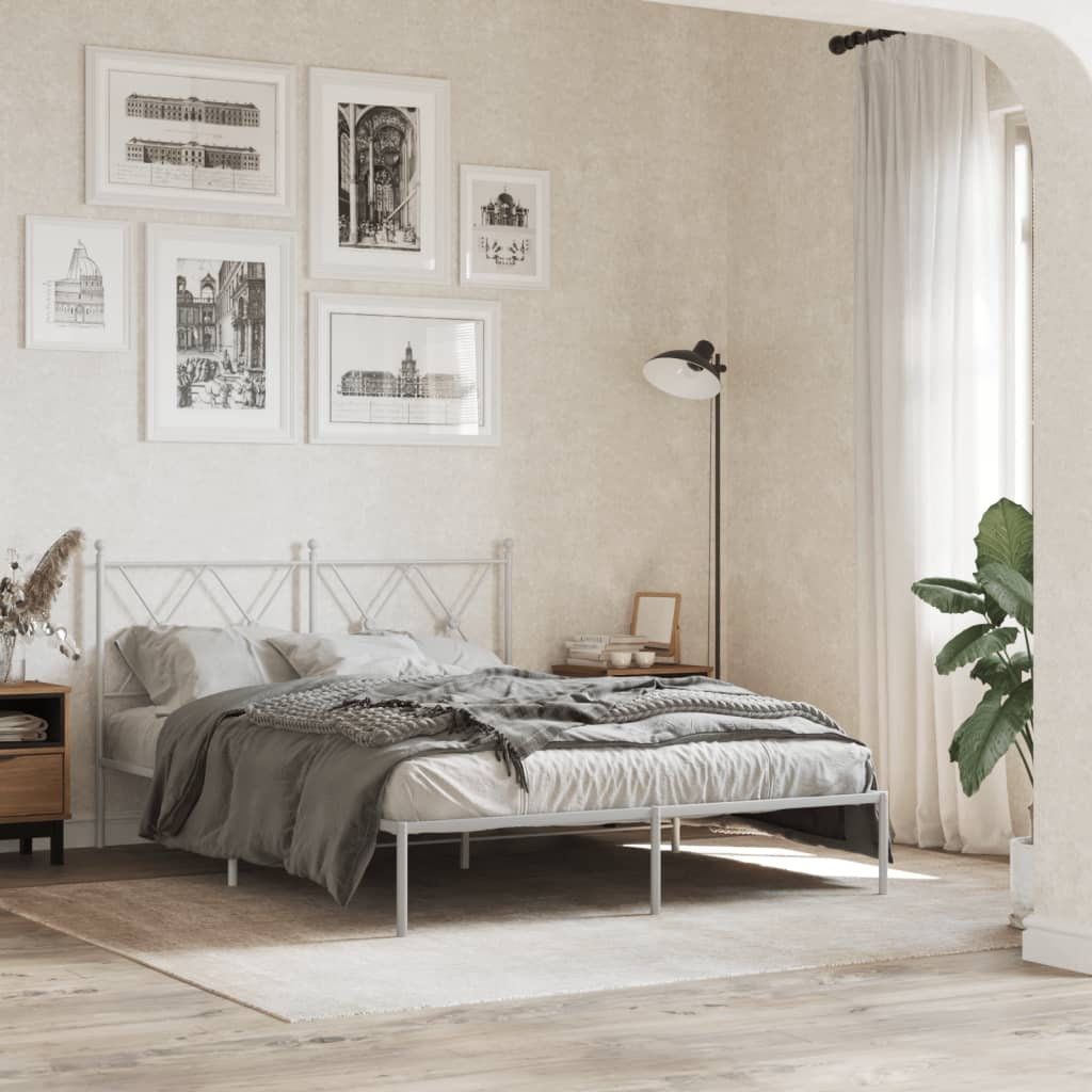Brambly Cottage Corrstown Bed Frame White Double (4'6)