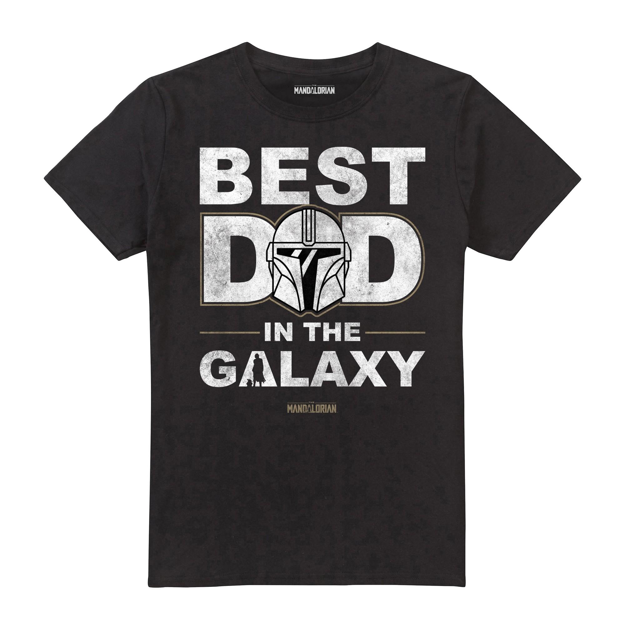 Star Wars Heren Beste Pa In De Melkweg T-Shirt (Zwart)
