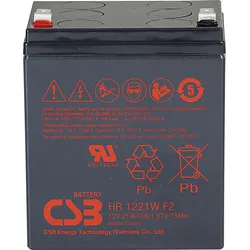 CSB HR1221WF2 - Blei-Vlies-Akku, Hochstromakku, 12 V, 21 W
