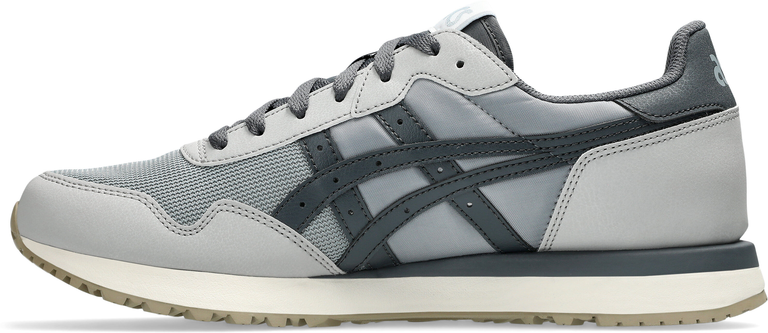 Sneaker ASICS SPORTSTYLE "TIGER RUNNER II", Damen, Gr. 37,5, grau (gravel, carrier grau), Synthetik, Schuhe Sneaker gravel, carrier grau 37,5
