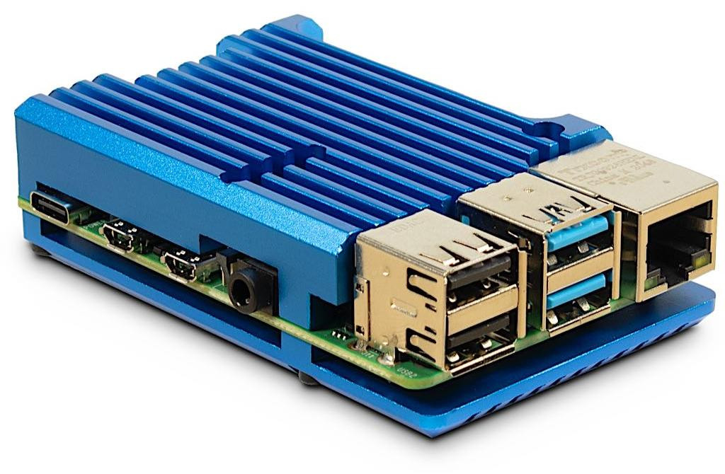 Intertech ODS-721 behuizing voor Raspberry Pi 4B, blauw