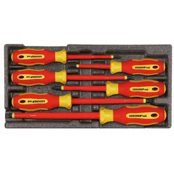 Gedore Red, Schraubenzieher, red R22150016 VDE-Schraubendreher-Satz 2/6 CT-Modul 6-teilig (Kreuzschlitz, Schlitz)