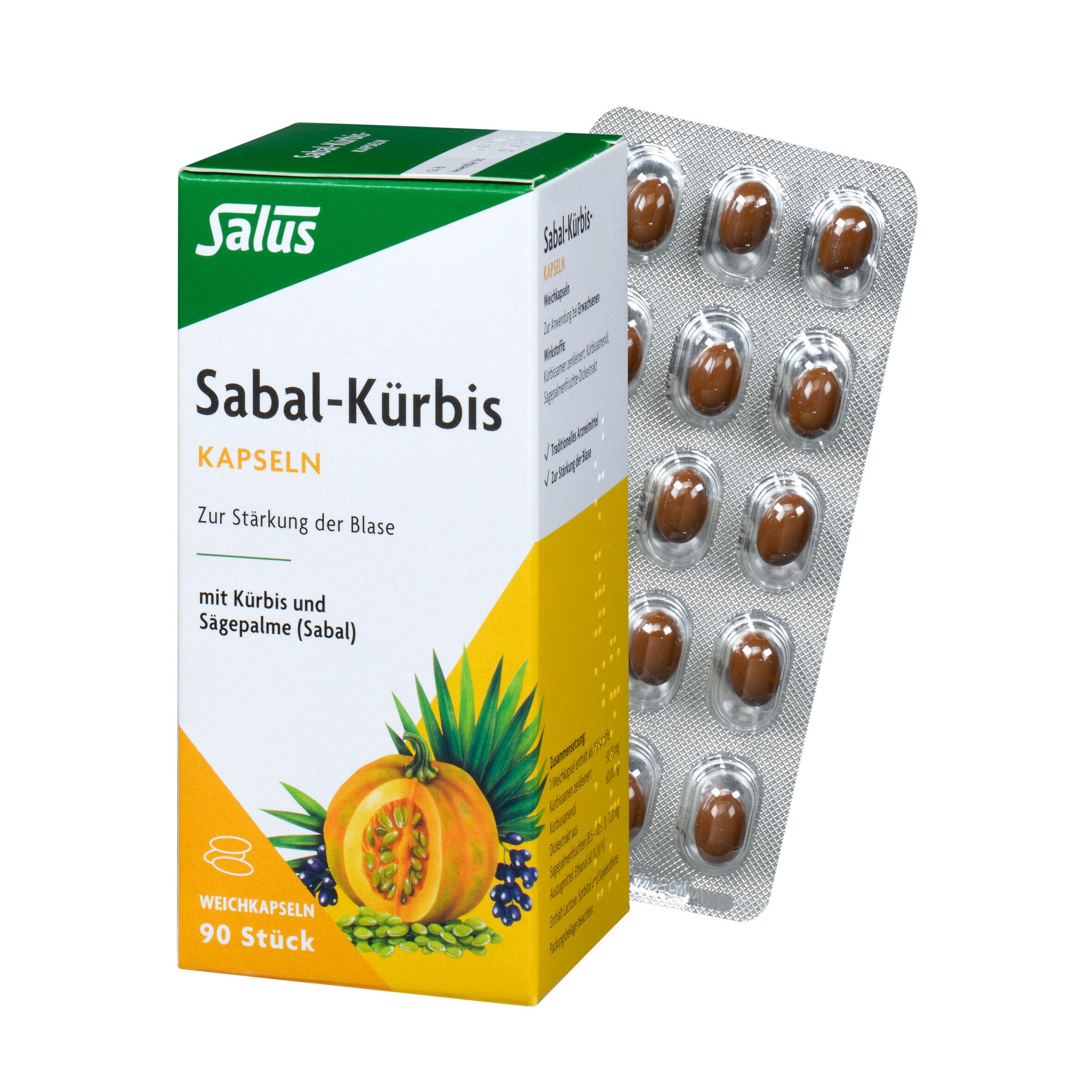 Sabal Kürbis Kapseln Salus 90 St Weichkapseln