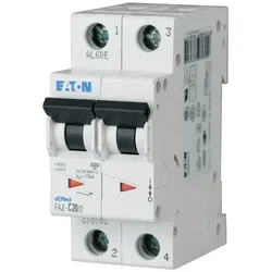 Eaton 278787 Leitungsschutzschalter, 40 A, 2p, Charakteristik: D FAZ-D40/2