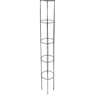 Rankgitter WINDHAGER "aus pulverbeschichtetem Stahl, Ranksäule 2-teilig", schwarz, H:150cm, Stahl, Rankhilfen, zum Stützen von Blumen, Pflanzen, erhältlich in 125, 150 oder 175 cm