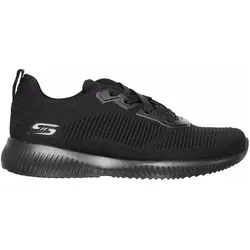Skechers, Damen, Hallenschuhe, Bobs Squad Tough Talk Trainingsschuh Damen (38.5), Schwarz