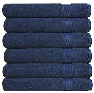 "A1 Home Collections Hand Towel 6 Piece Set, 500 GSM Duet Technology 100% Ring Spun Cotton, Ultra Soft, Quick Dry, (16""x28"")"