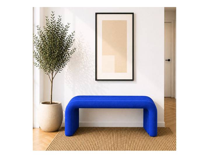 mukuhi Sitzbank SITZBANK BOUCLÉ DESIGN 100 cm – MODERN, WEICH, STATEMENT