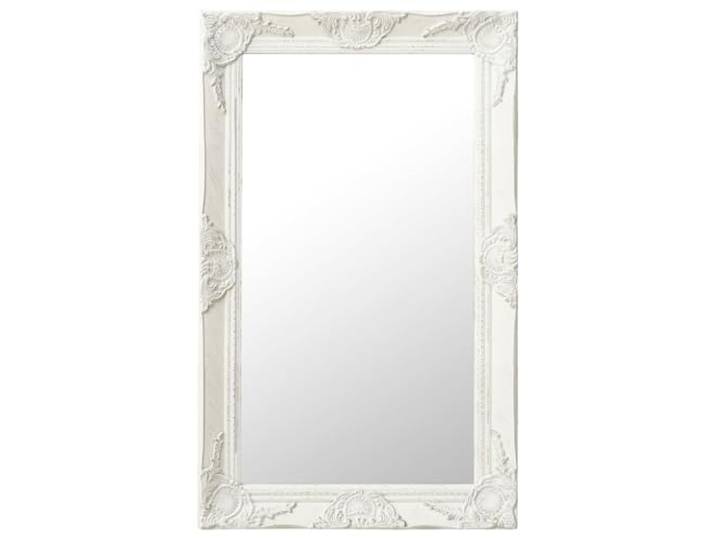 vidaXL Miroir Mural Style Baroque 50x80 cm Blanc