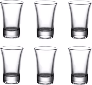 Inspire Curations 20ML Baijiu Shot Glass Thick Bottom Vodka Mini Liquor Glass For Bar & Parties 20ML Baijiu Shot Glass Thick Bottom Vodka Mini Liquor Glass For Bar & Parties