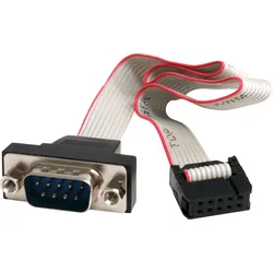 ST PNL9M16 - Kabel, DB-9 St. auf IDC Bu., 40 cm, grau