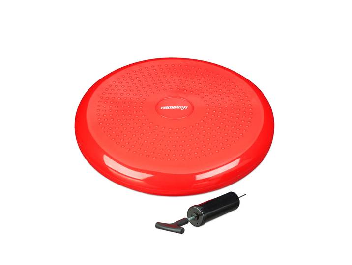 Balance Kissen 33cm mit Luftpumpe Rot