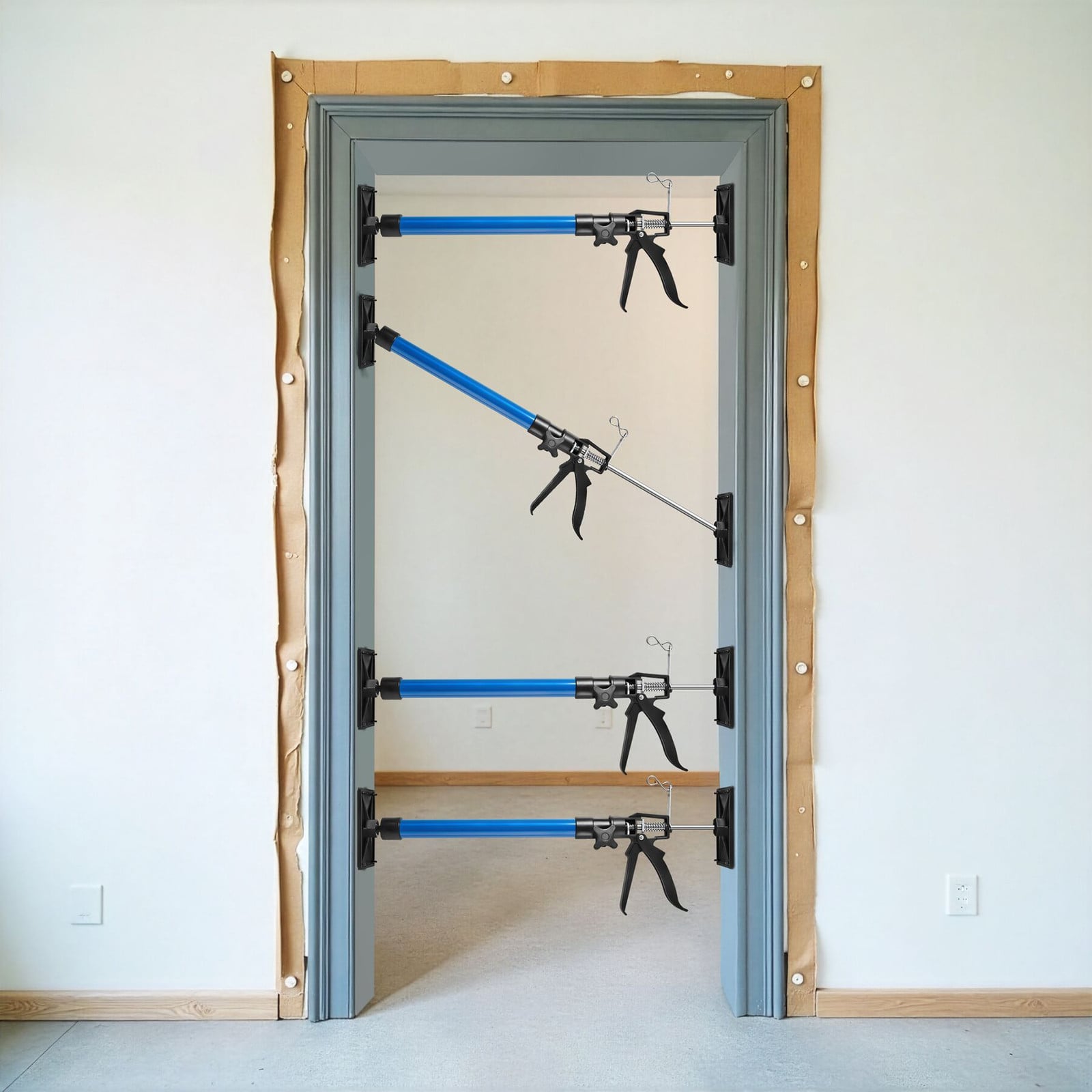 TecTake 6 deurspanners - blauw
