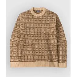 Patagonia Recycled Wool-Blend Strickpullover snow squail / natural Gr. M