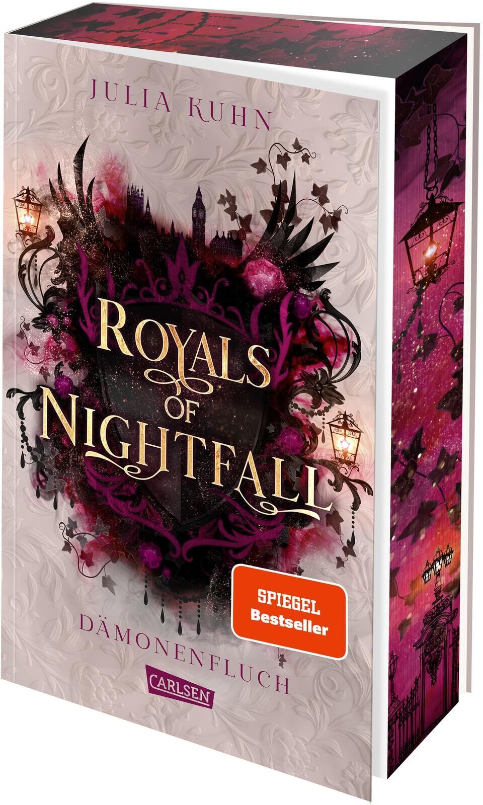 Julia Kuhn - Royals of Nightfall. Dämonenfluch (Royal Shadows 1): Knisternde Royal Fantasy Bloggerin trifft auf britischen Prinzen Schmuckausgabe mit Goldfolie und Farbschnitt in der ersten Auflage - Preis vom 13.10.2026 19:28:25 h