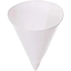 Pack4Food24 2500 Spitzbecher Pommes Cones Trinkkegel aus Papier 8oz/200ml Ø9cm 12cm hoch