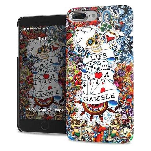 I-Paint Hard Case Slim for iPhone 7/8 Plus - Tattoo (Apple iPhone 7 Plus, Apple iPhone 8 Plus) (211001)