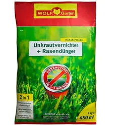 WOLF-Garten SQ 450 2-IN-1 UNKRAUTVERNICHTER PLUS RASENDÜNGER