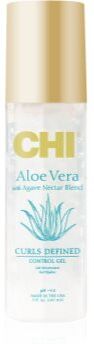 CHI Aloe Vera Control Gel gel para cabelos cacheados 147 ml. Aloe Vera Control Gel
