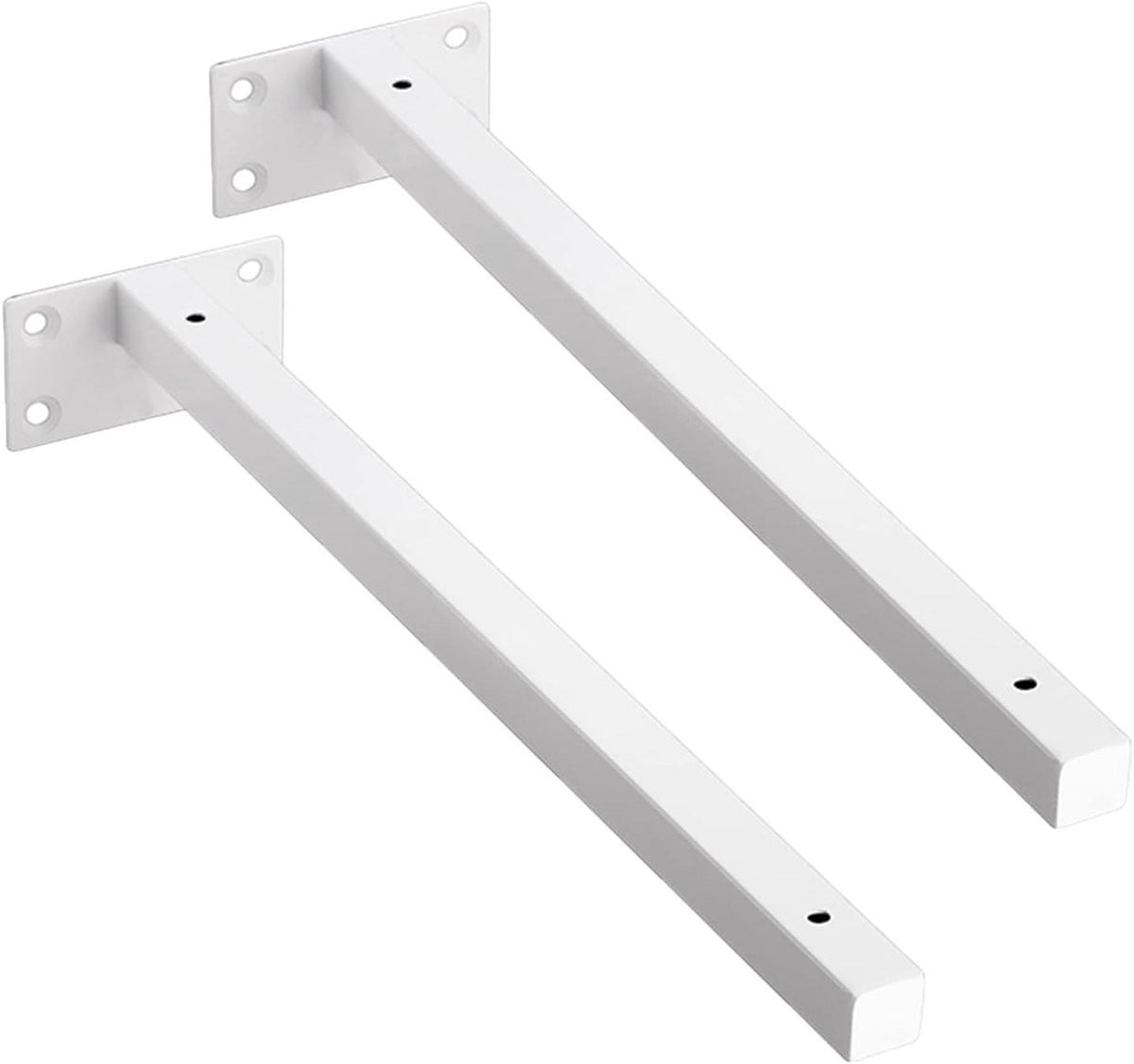 Wit Plankbeugels Wandconsoles 500 mm Zwaar belastbaar