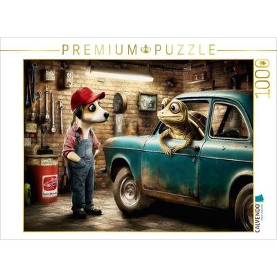CALVENDO Puzzle Der Wagen wurde überholt | 1000 Teile Lege-Größe 64x48cm Foto-Puzzle für glückliche Stunden, Sonstige von , Calvendo Puzzle