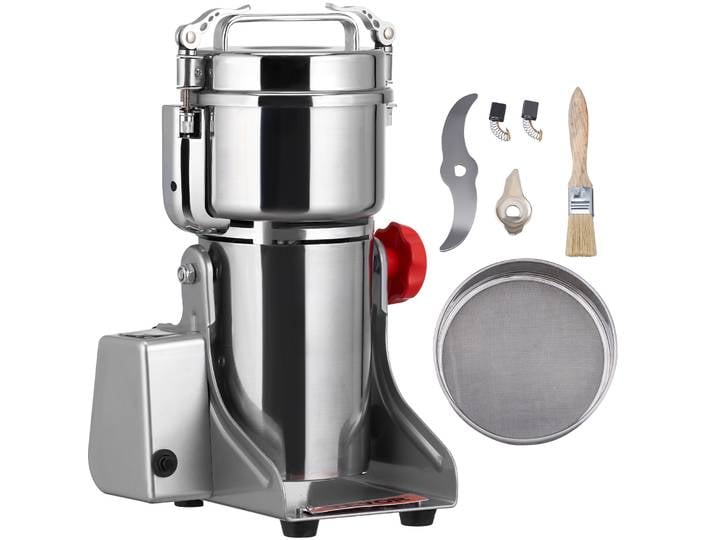 SucceBuy 150-2500g broyeur à grains électrique broyeurs à épices oscillants commerciaux pour herbes sèches Grains épices céréales café maïs