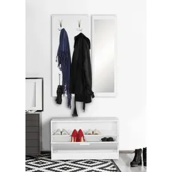 Wandgarderobe "Jana", weiss