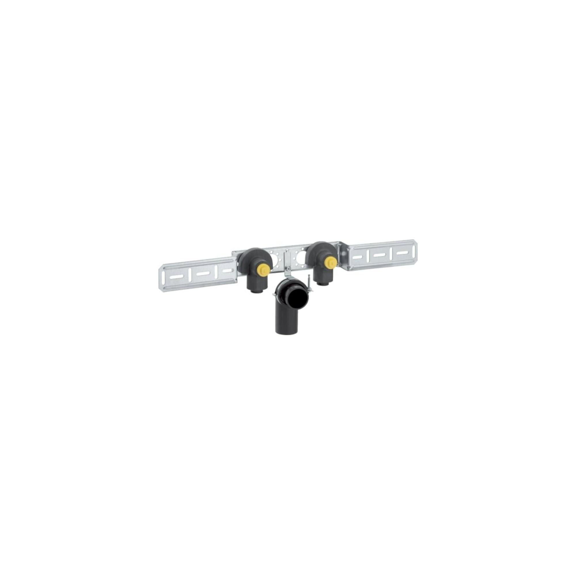Geberit Anschlusswinkel PushFit 20mmxRp 1/2, 90G, mont, 2-f, 52mm, Rotg. (651288001)