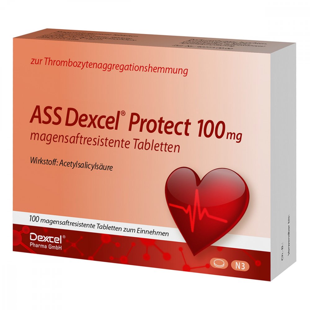 Dexcel Pharma GmbH ASS Dexcel Protect 100mg 09318809
