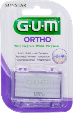 GUM ORTHO Cera Ortodôntica 1un
