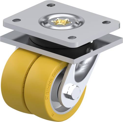 Blickle 604892 LOD-ALTH 101K Doppel-Lenkrolle Rad-Durchmesser: 100mm Tragfähigkeit (max.): 750kg 1St.