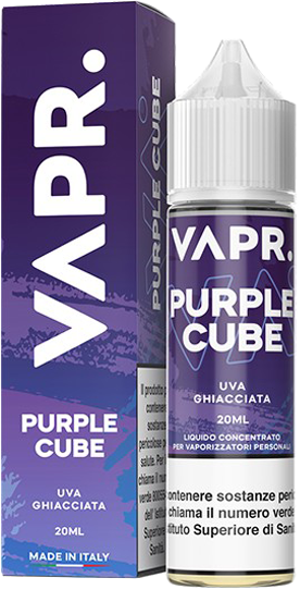 VAPR. Purple Cube Liquido Shot 20ml Uva Ghiaccio
