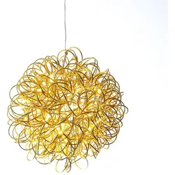 MARELIDA LED 3D Drahtkugel SPHERE Leuchtkugel Ball 30cm 50LED Aluminium Draht für Außen