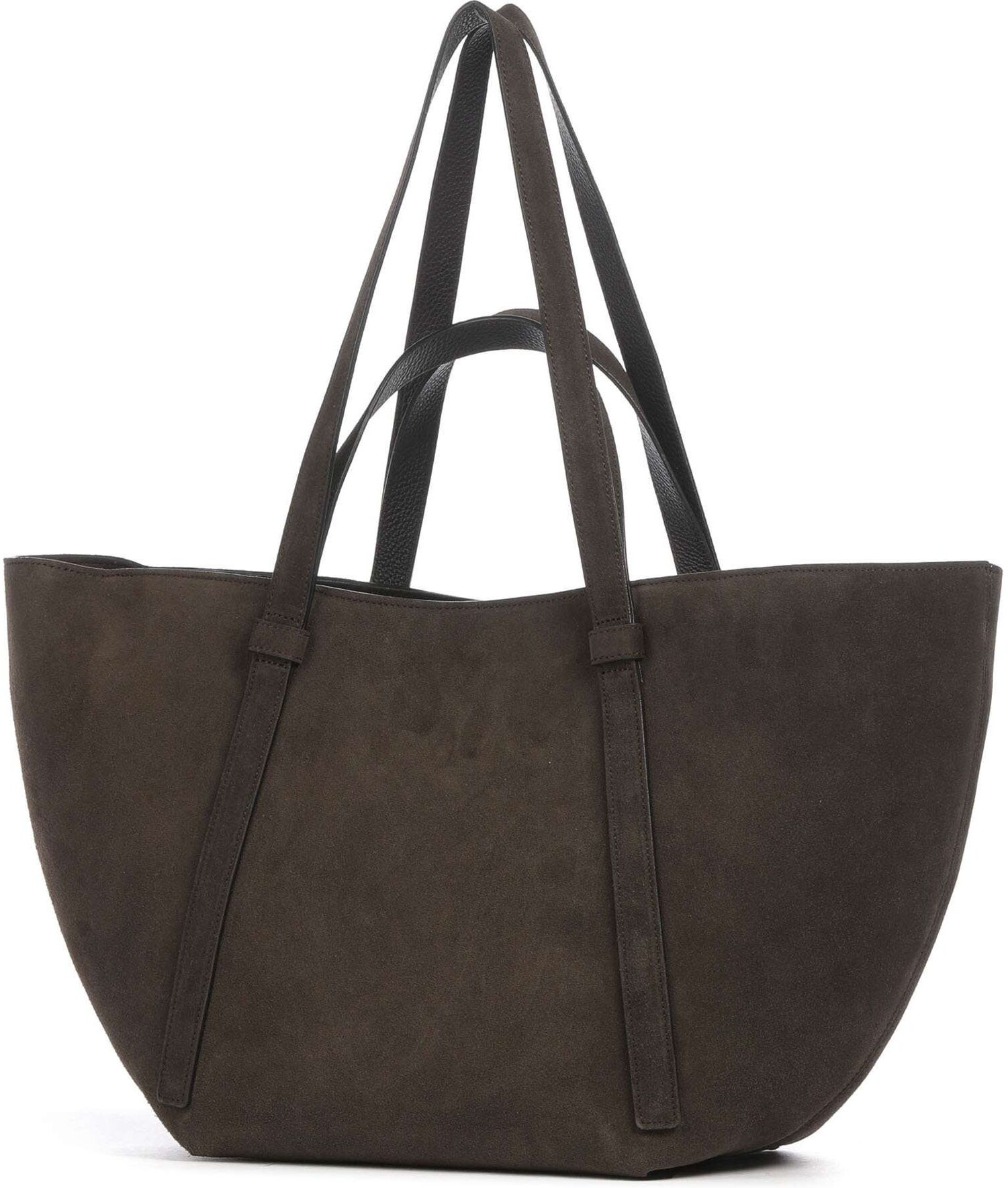 Abro Suede Cosmo Large Shopper, braun