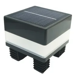 LED Solar Pfostenkappe Trent - 6,8 x 6,8 cm - LED Solar Pfostenkappe für den Alupfosten "Trent"