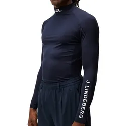 J.Lindeberg Golf Aello Soft Compression Herren Mock navy