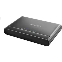Axagon ADSA-CC USB-C - NVMe M.2 SSD & SATA 2.5"/3.5" SSD/HDD CLONE MASTER, Festplattengehäuse, Schwarz