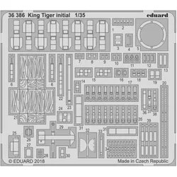 Eduard King Tiger initial for Takom