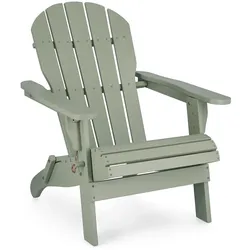 Gartensessel Filadelfia aus Akazienholz, klassischer Stil, klappbar, Farbe Salbei