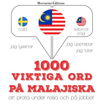 1000 viktiga ord på malajiska - JM Gardner, Audio, 9782821131019