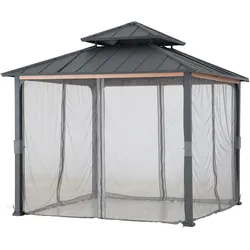 Sunjoy Netz für Zedernholz Gazebo 300cm x 300cm
