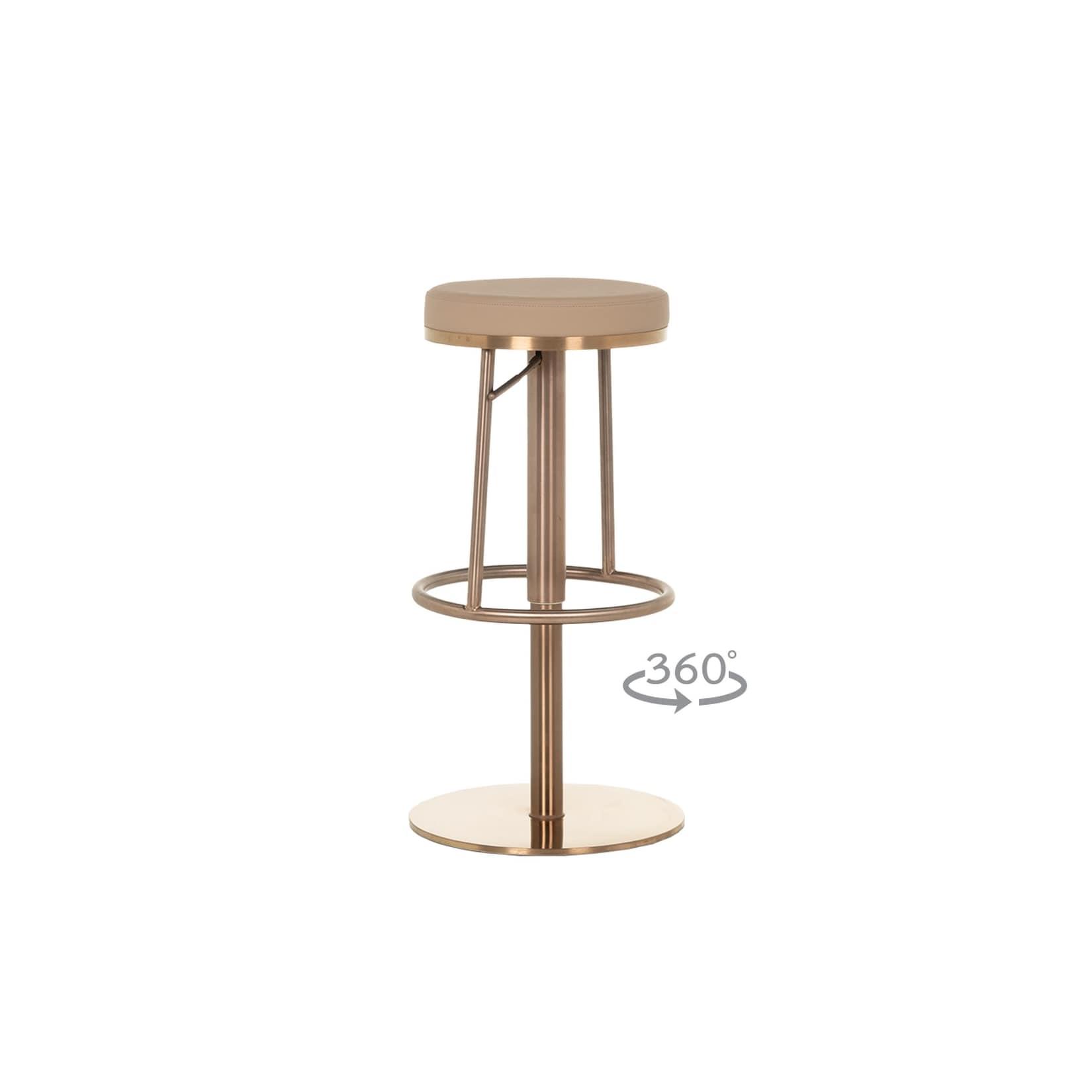 Carmen BEZU Barhocker – Sand/Braun