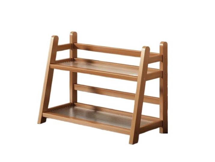Tisch aus Holz, Tassenständer aus massivem Holz for die Arbeitsplatte Nutzungsszenario: Tassen auf dem Desktop platzieren(Changhong2layer47cml-01)