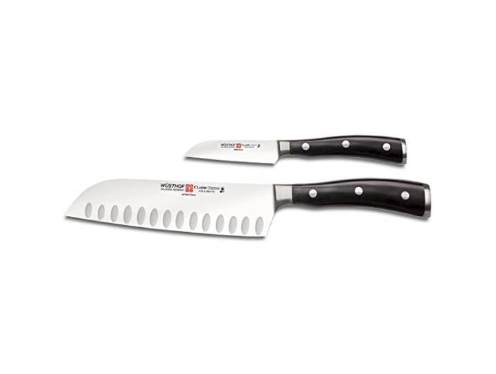 Wüsthof Messersatz, Classic Ikon (9276), 2-teilig, Doppelkropf, geschmiedet, optimale Balance, rostfrei, hochwertige Küchenmesser