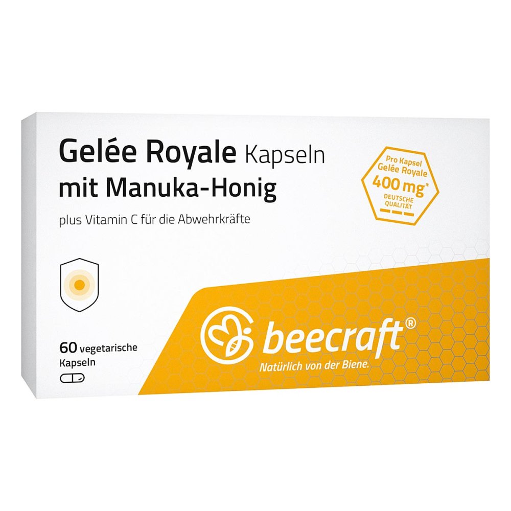 Hansa Naturheilmittel GmbH Beecraft Gelee Royale Kapseln Mit Manuka-Honig 19484443