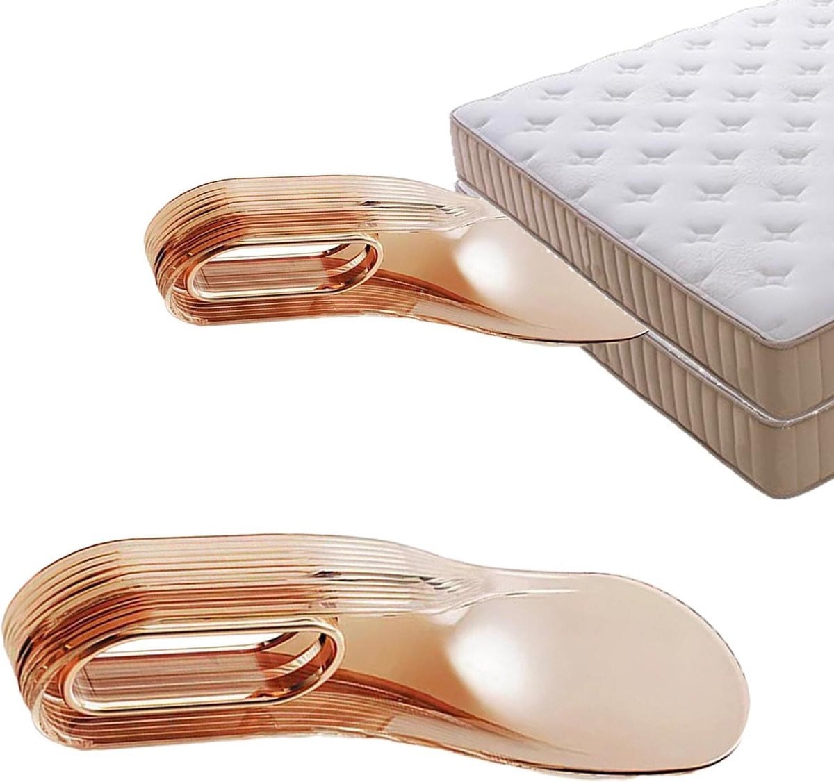 Matraslifter Wit - Ergonomische Bedhulp en Lakensteun - 28 cm