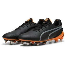 PUMA King Ultimate MxSG Stollen-Fußballschuhe 02 - PUMA black/heat fire/PUMA silver 43