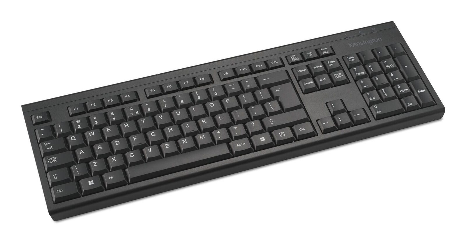 Kensington KB150 EQ kabellose Tastatur - QWERTY US - schwarz K75561WW