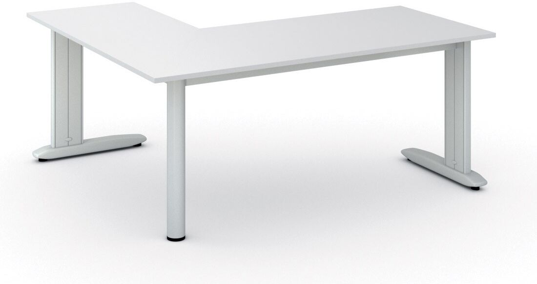 B2B Partner Büroschreibtisch PRIMO FLEXIBLE, 180x160 cm, weiß